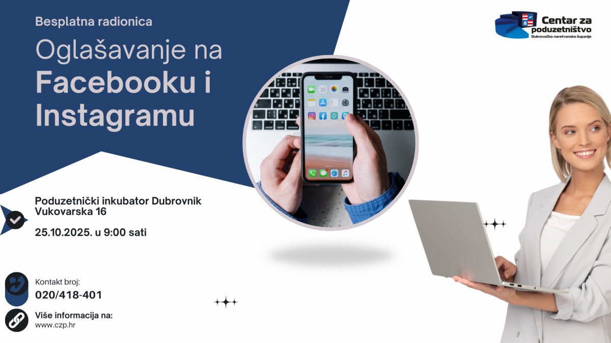 POZIV NA RADIONICU U DUBROVNIKU: Oglašavanje na društvenim mrežama